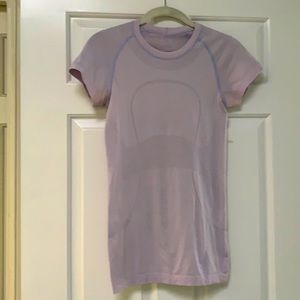 Lululemon lavender top 4 gently worn-label cut out